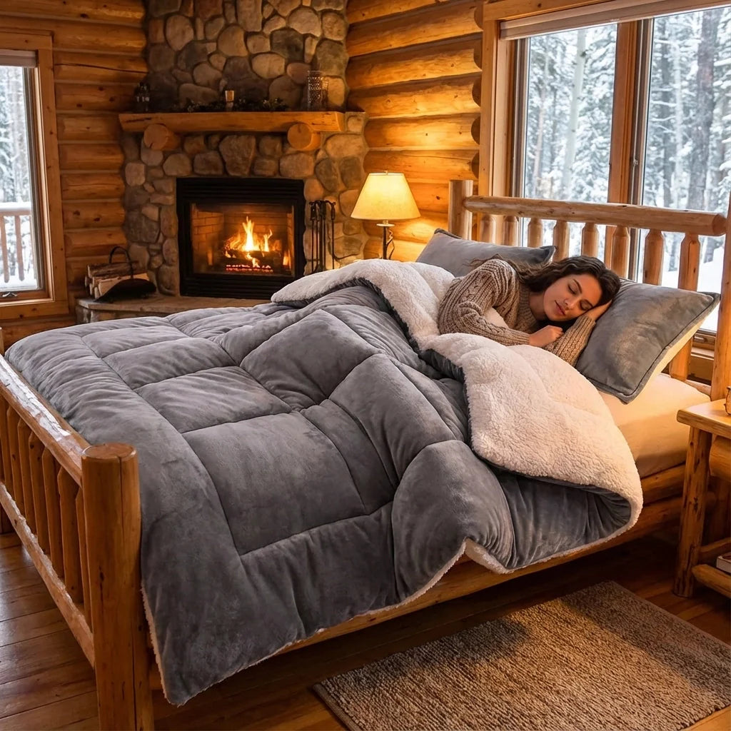 Thickened Luxury Weighted Winter Blanket - Limited Time Offer