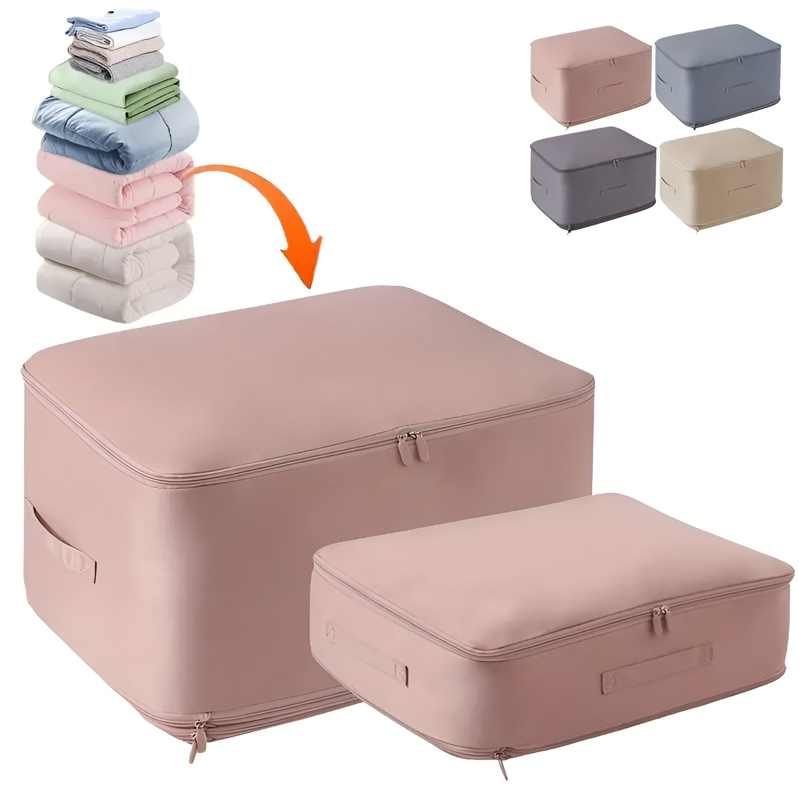 Compression Storage Bag Pink
