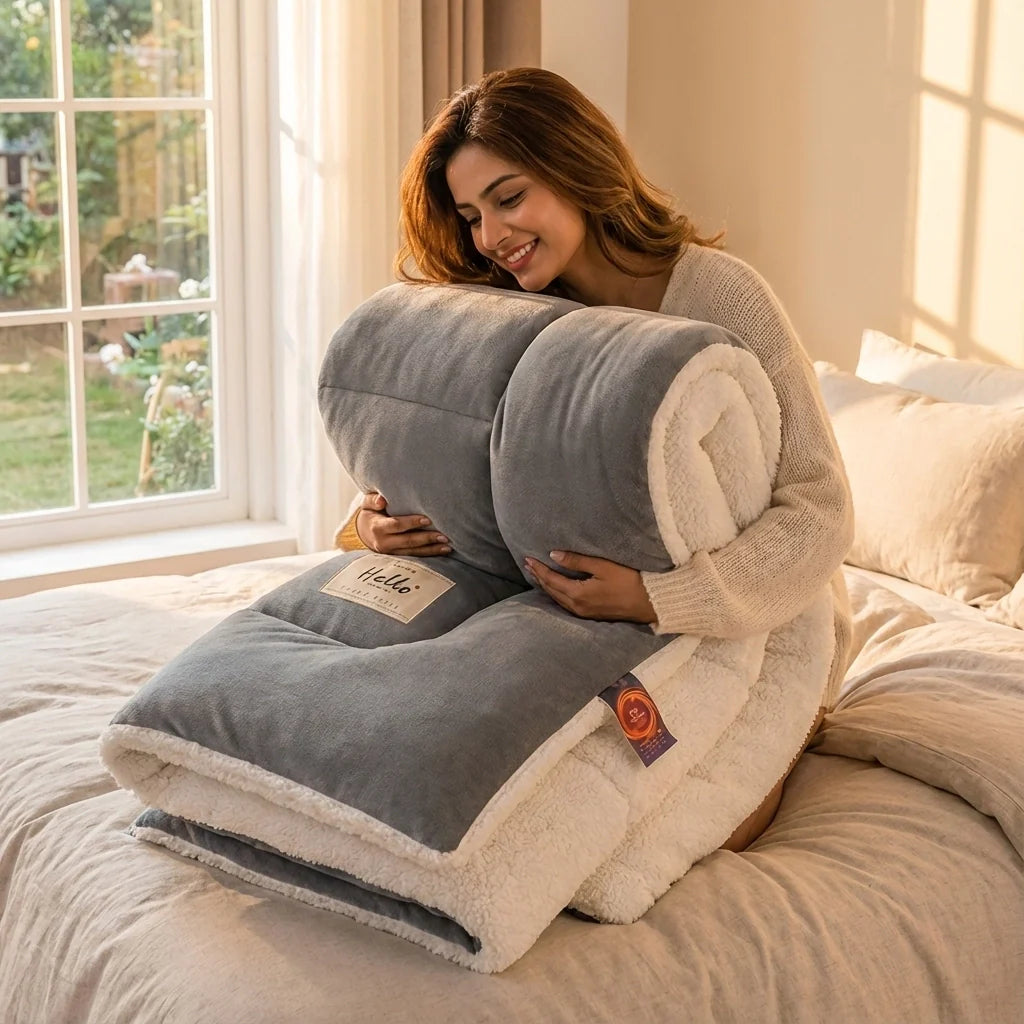 Thickened Luxury Weighted Winter Blanket - Limited Time Offer