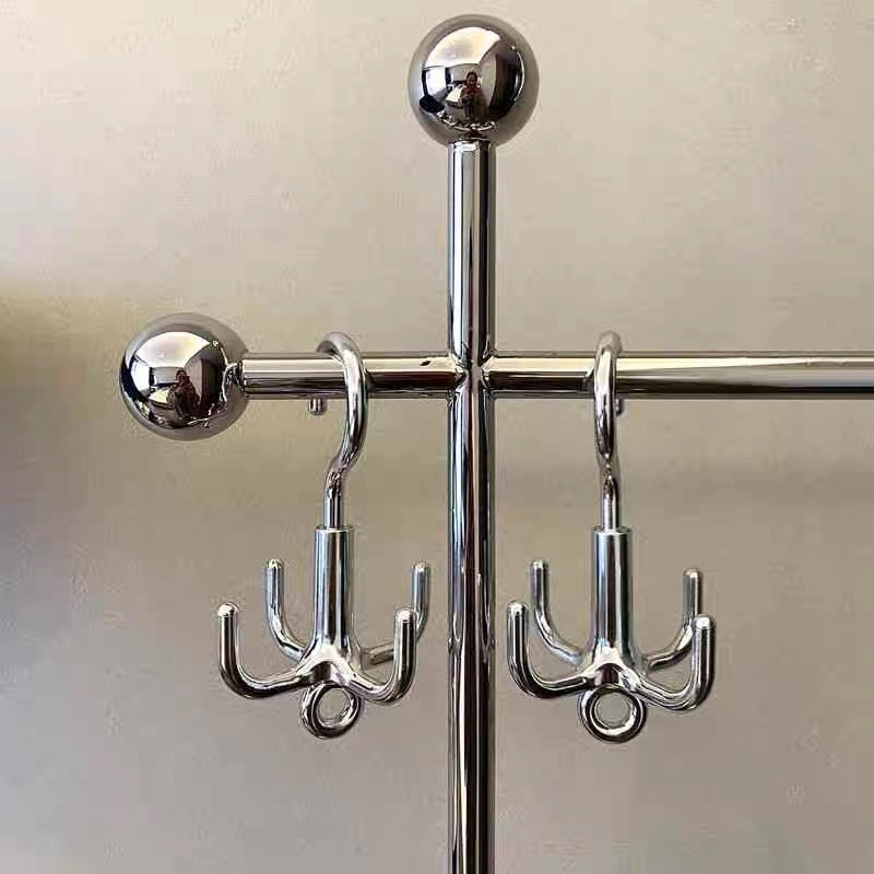 Silver Rotating Clothes Hook