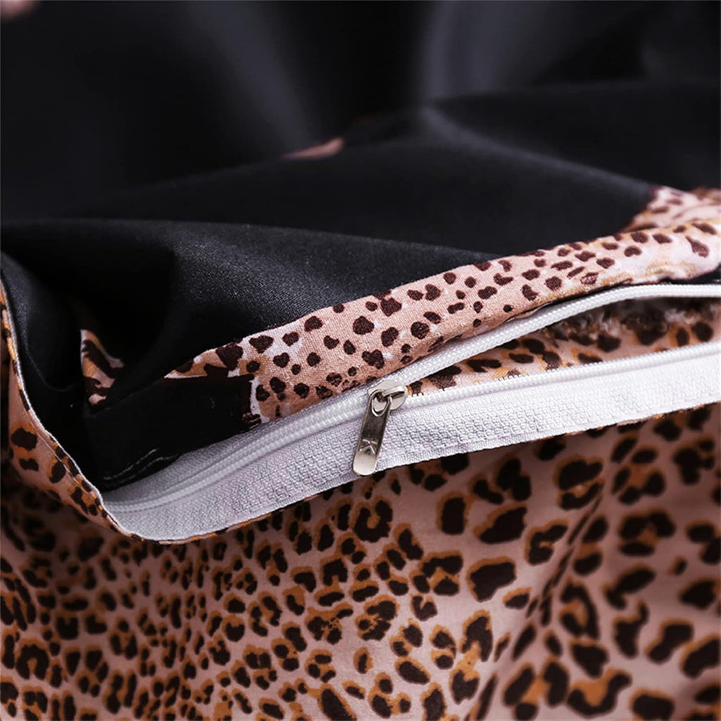 Leopard Duvet Cover & Pillowcases Set