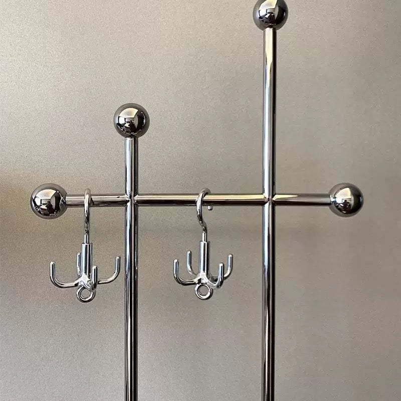 Silver Rotating Clothes Hook