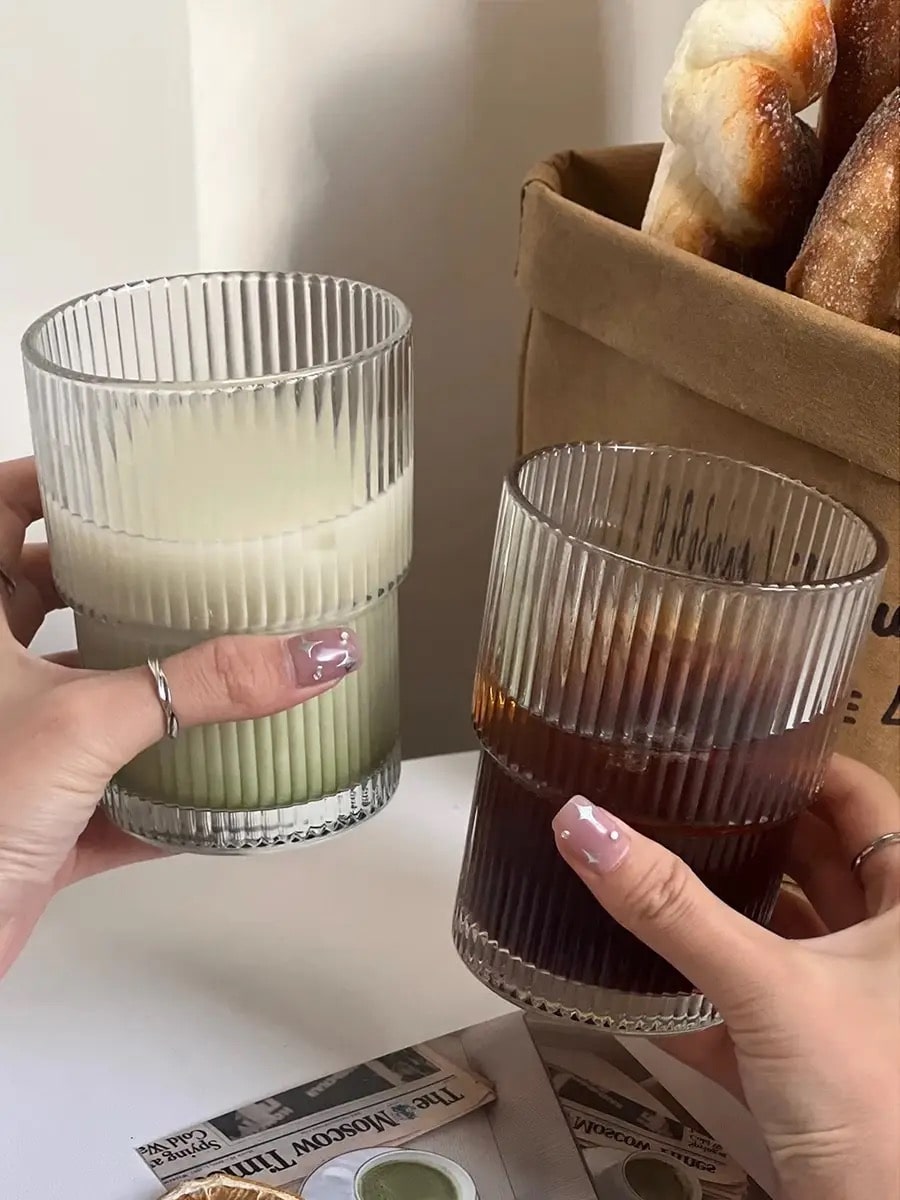 Riffle Coffee Glass Cup
