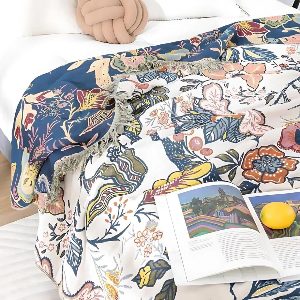 Eden Floral Reversible Blanket