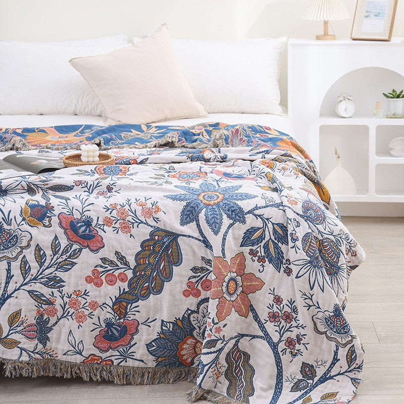 Eden Floral Reversible Blanket