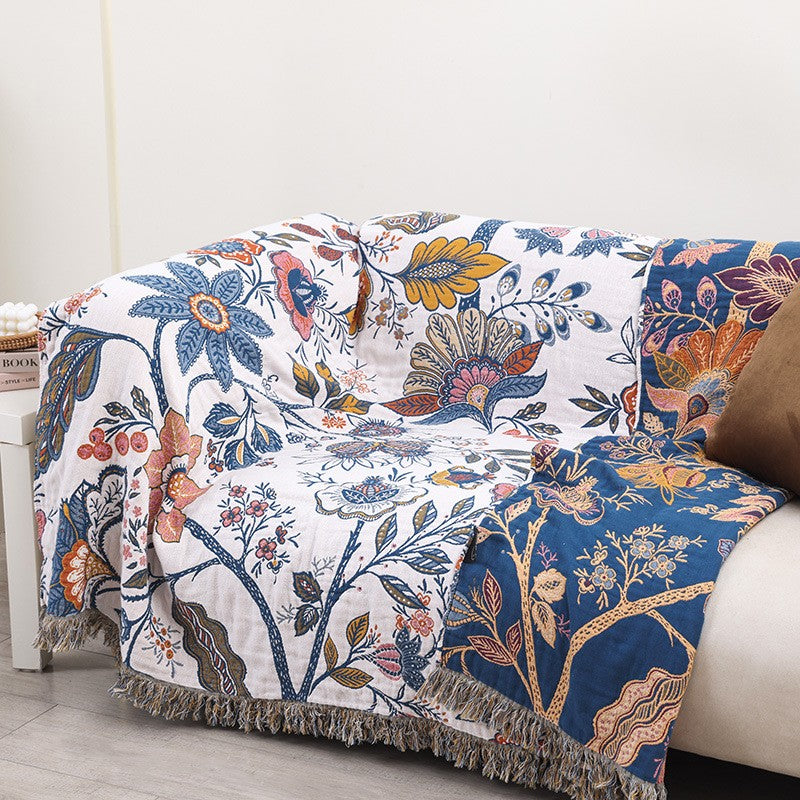 Eden Floral Reversible Blanket