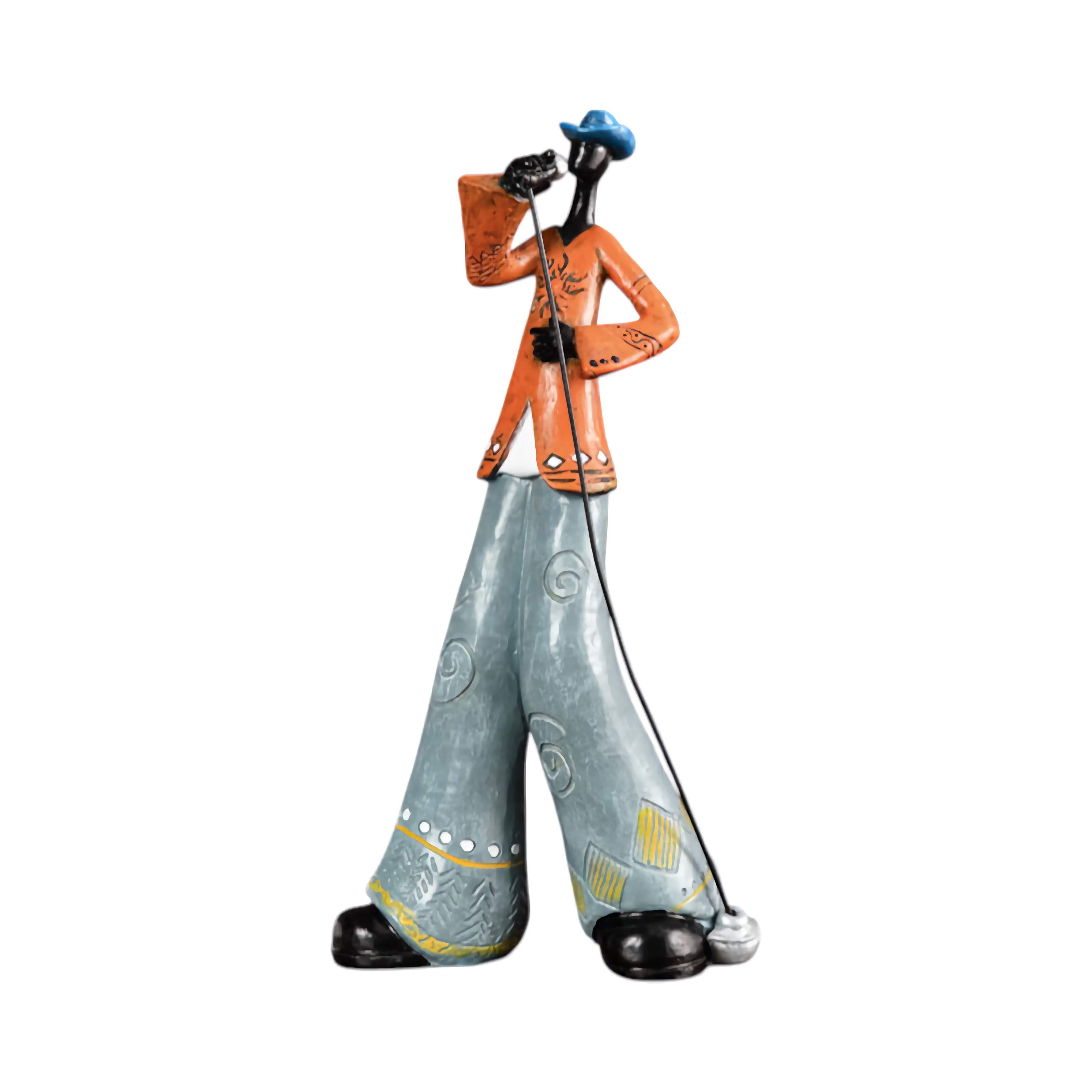 Swingtone Jazz Band Musician Figurine Soul Singer