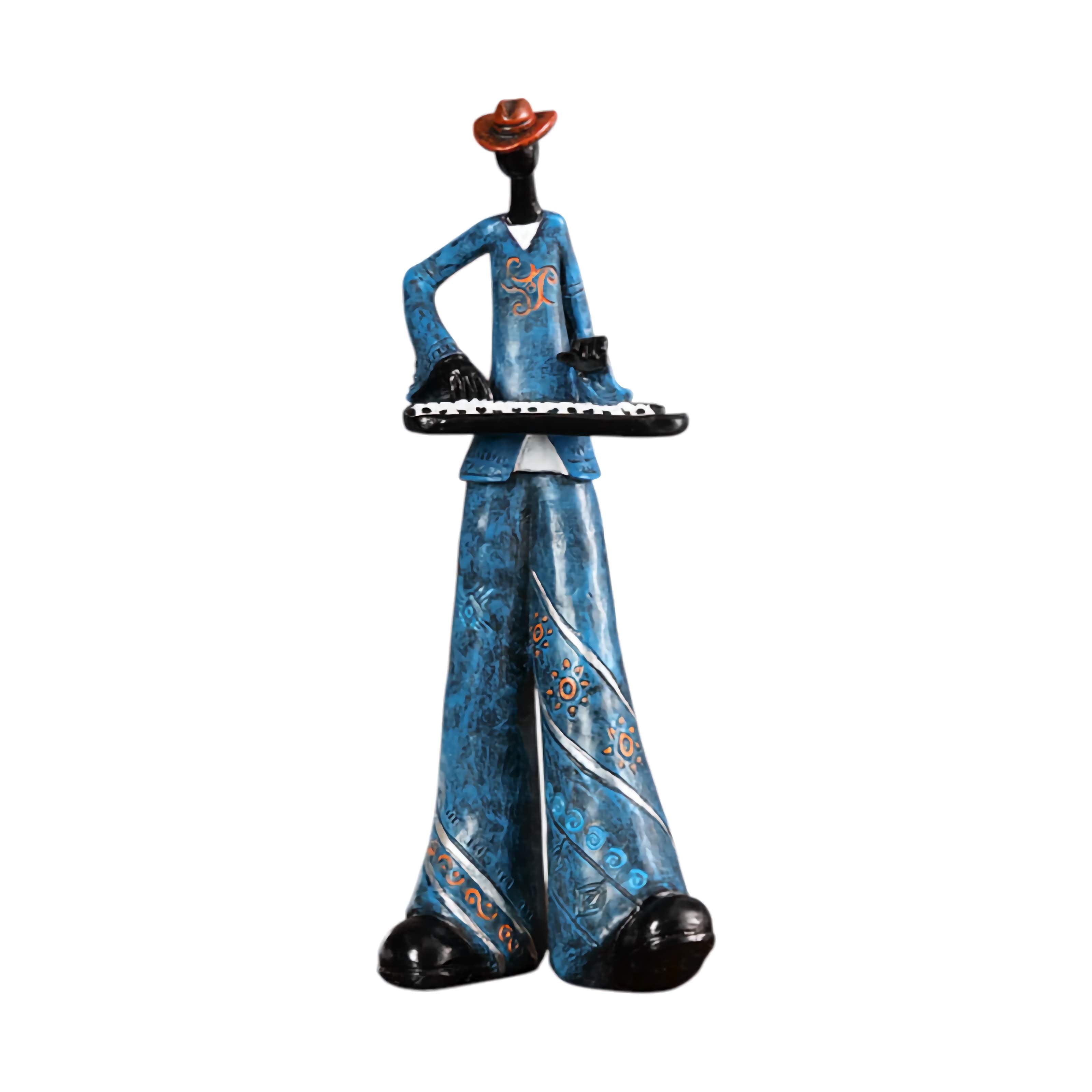 Swingtone Jazz Band Musician Figurine Soft Piano