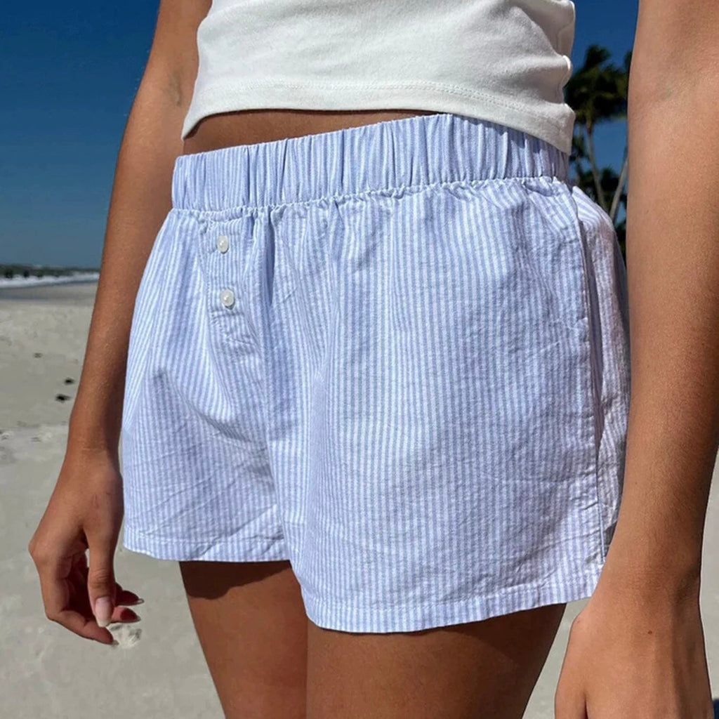 Striped Pajama Shorts