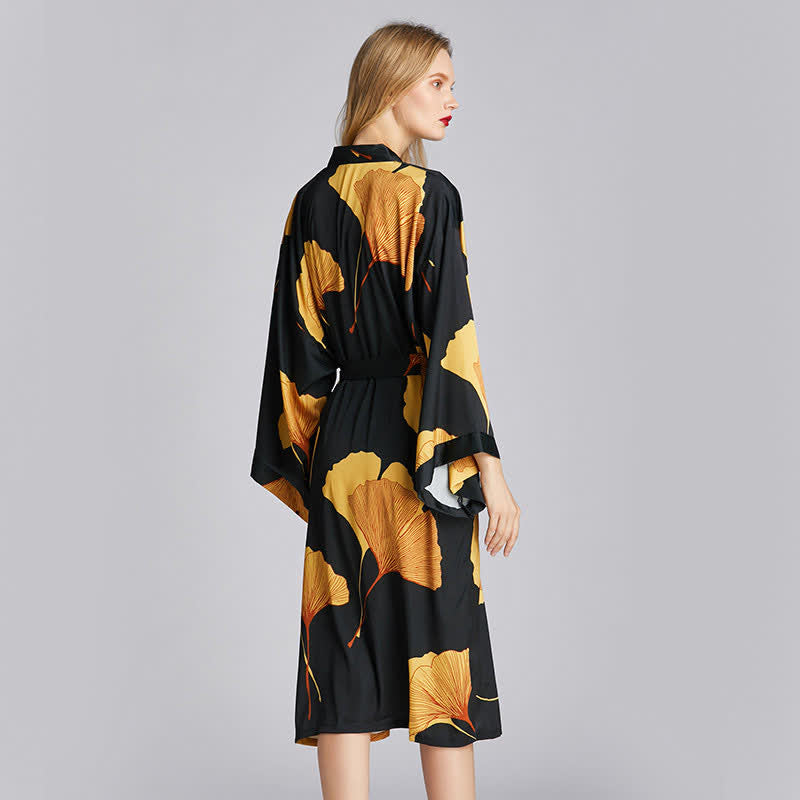 Satin Kimono Robe Bridesmaid Loungewear