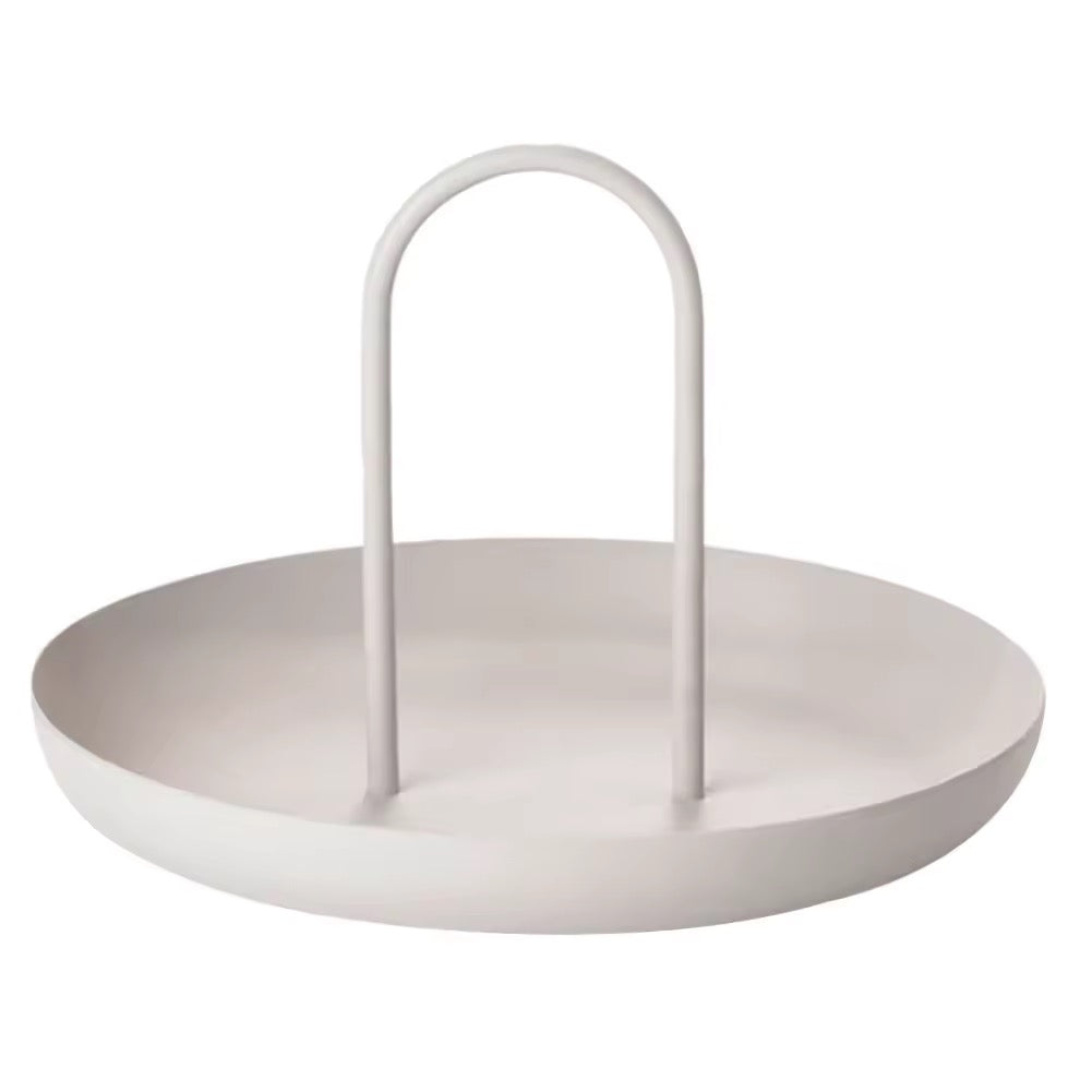Nordic Round Tray White