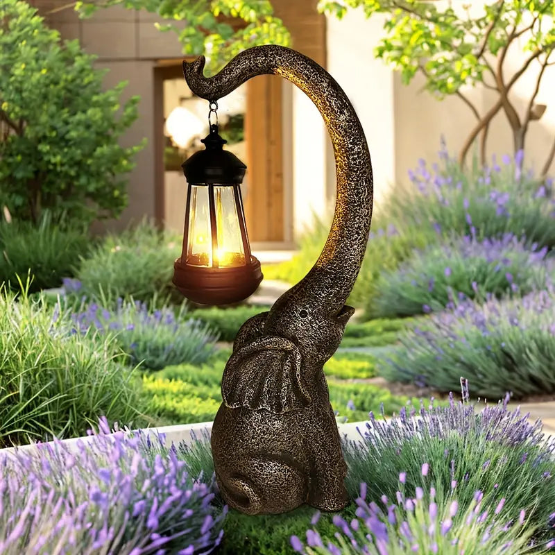 Enchanted Elephant Solar Lamp