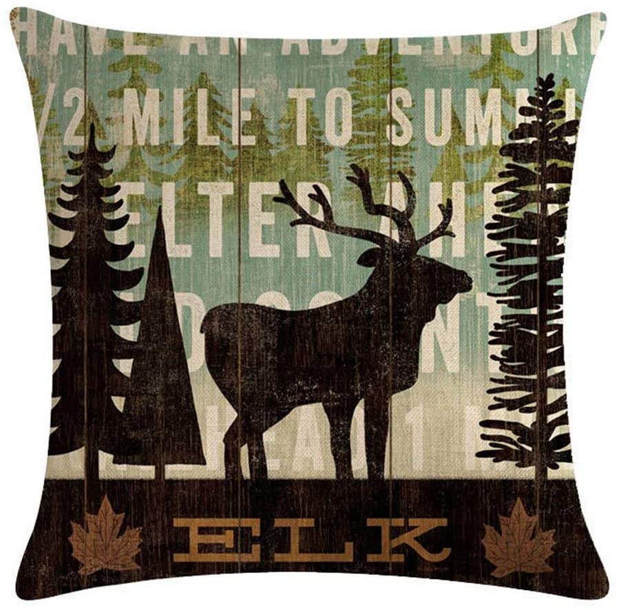 Woodland Beasts Cushion Covers Elk