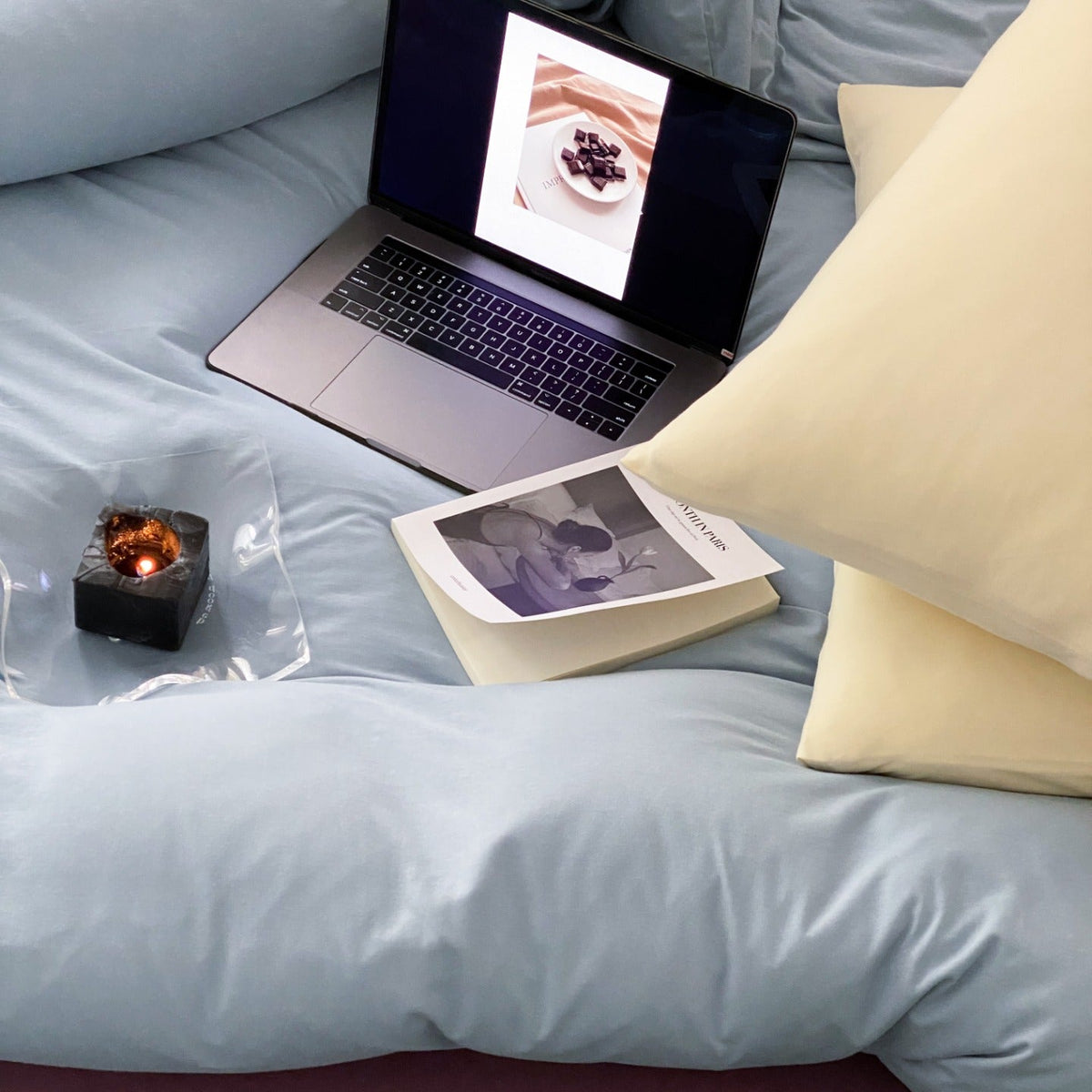 Everyday Contrast Cotton Jersey Bedding Set