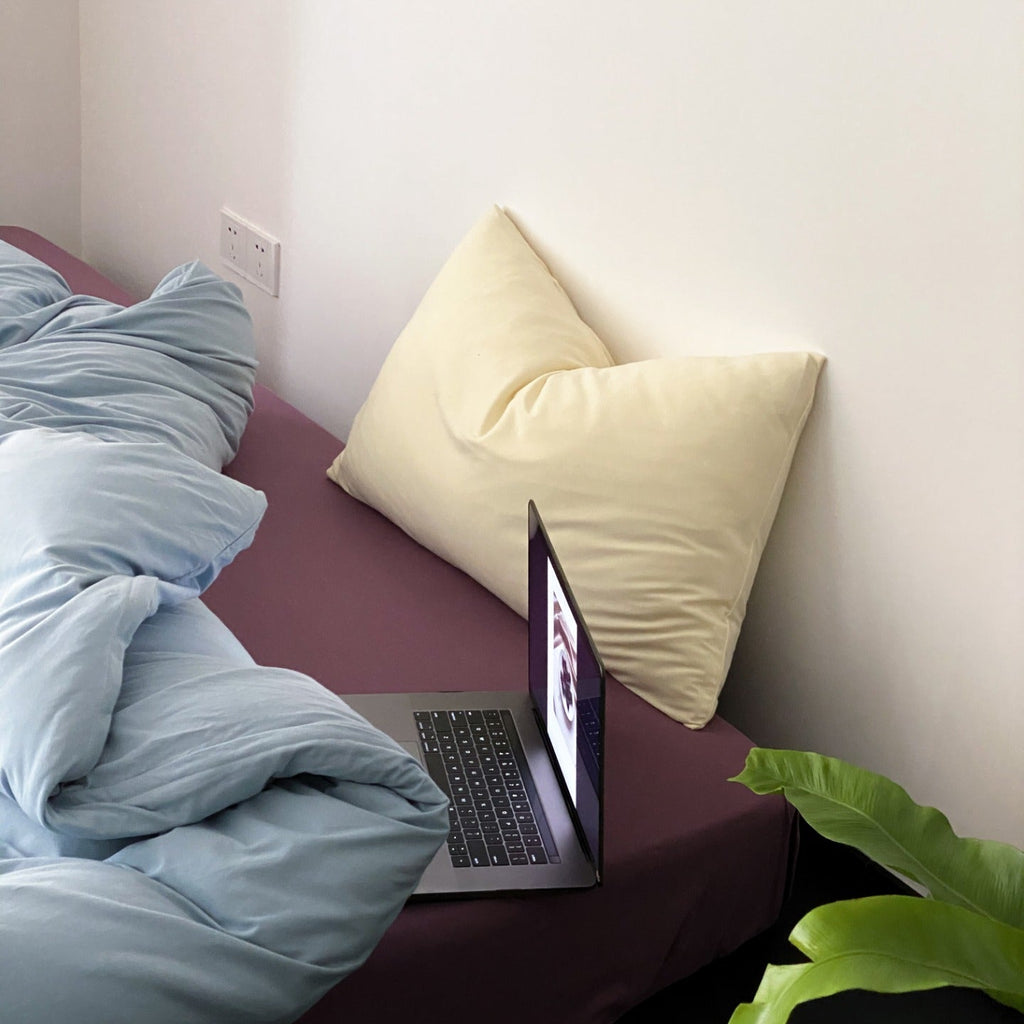 Everyday Contrast Cotton Jersey Bedding Set