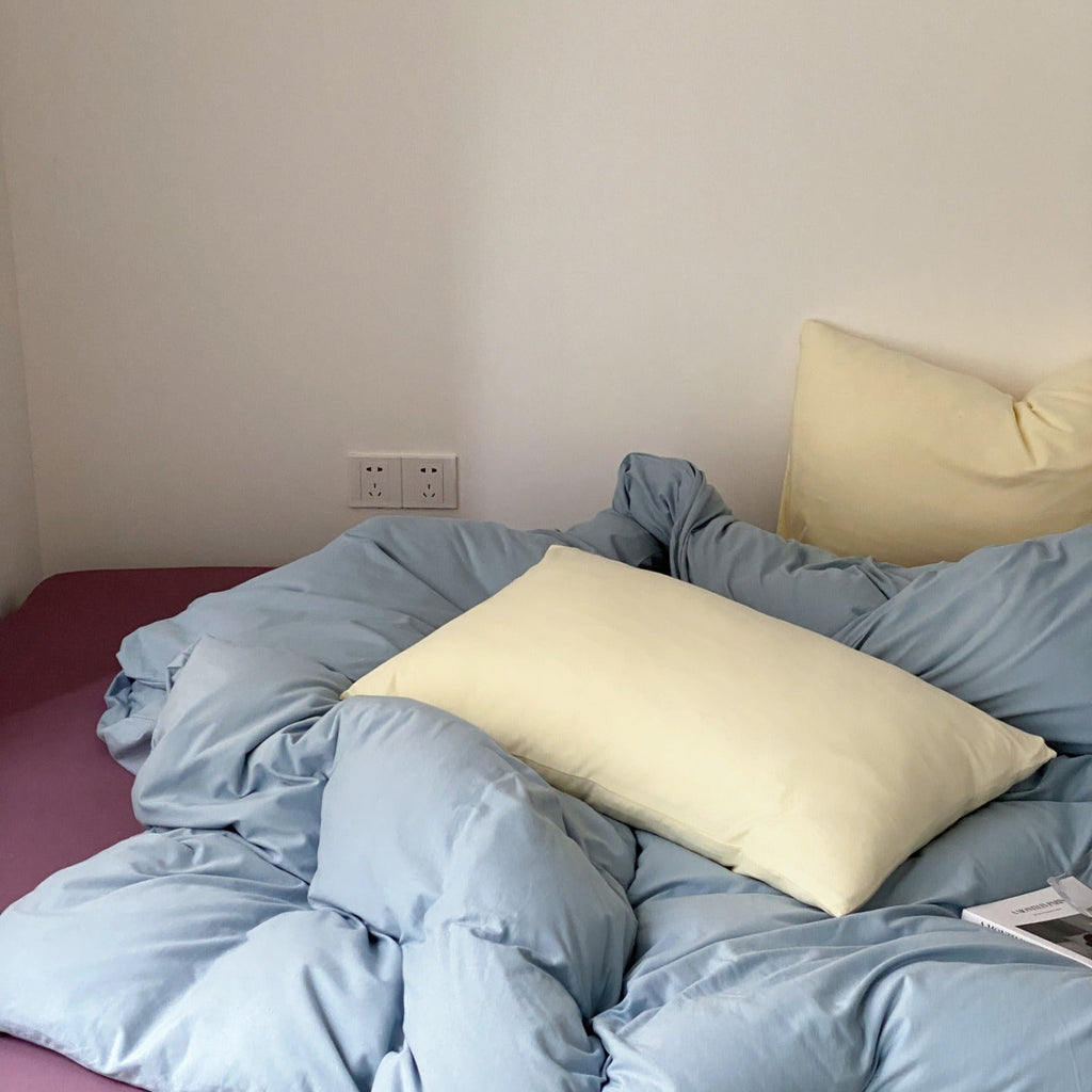 Everyday Contrast Cotton Jersey Bedding Set