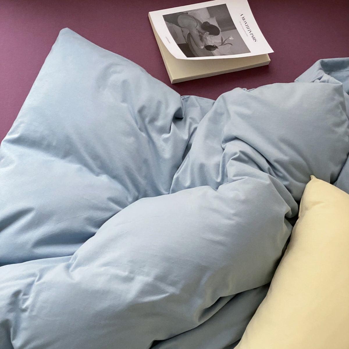Everyday Contrast Cotton Jersey Bedding Set
