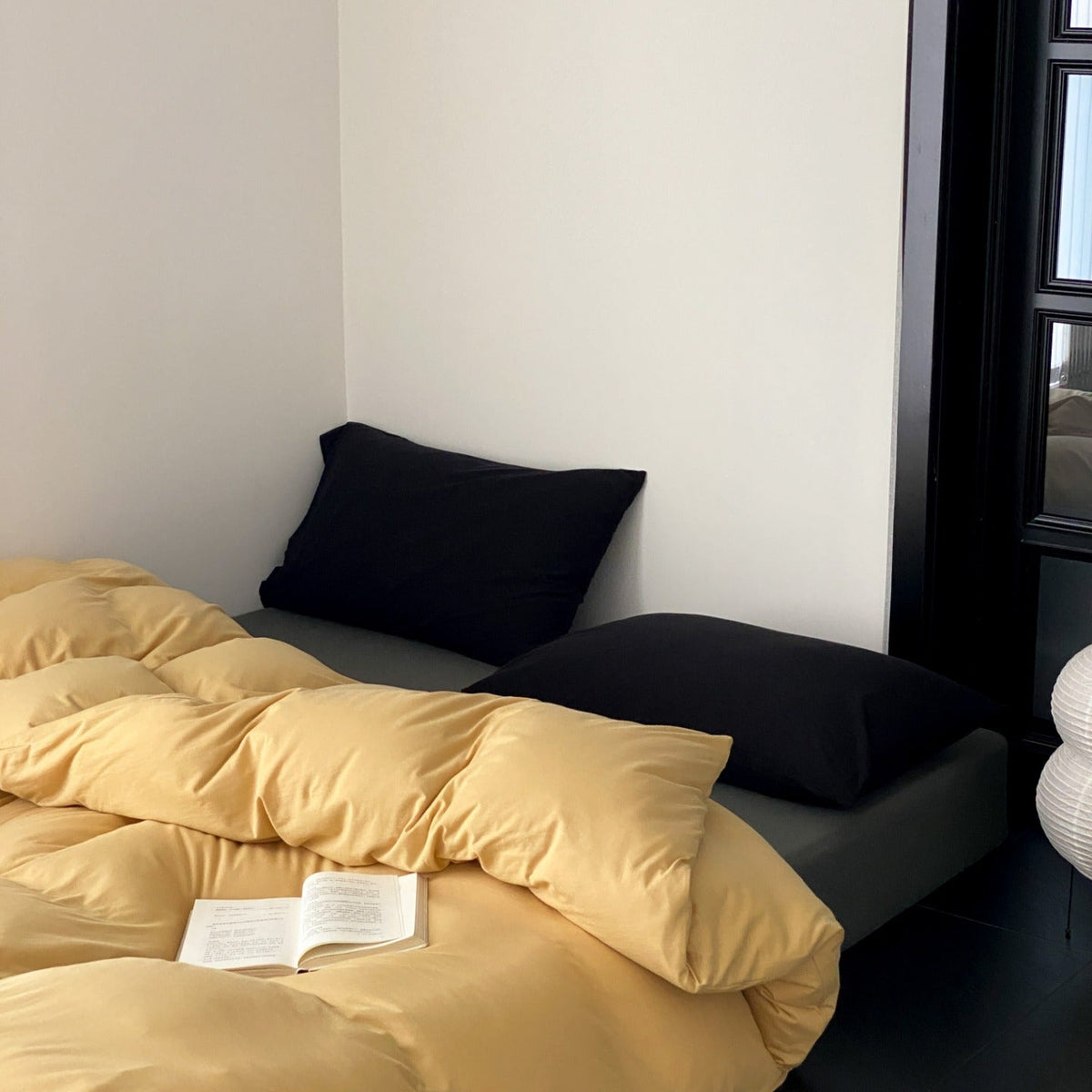 Everyday Contrast Cotton Jersey Bedding Set