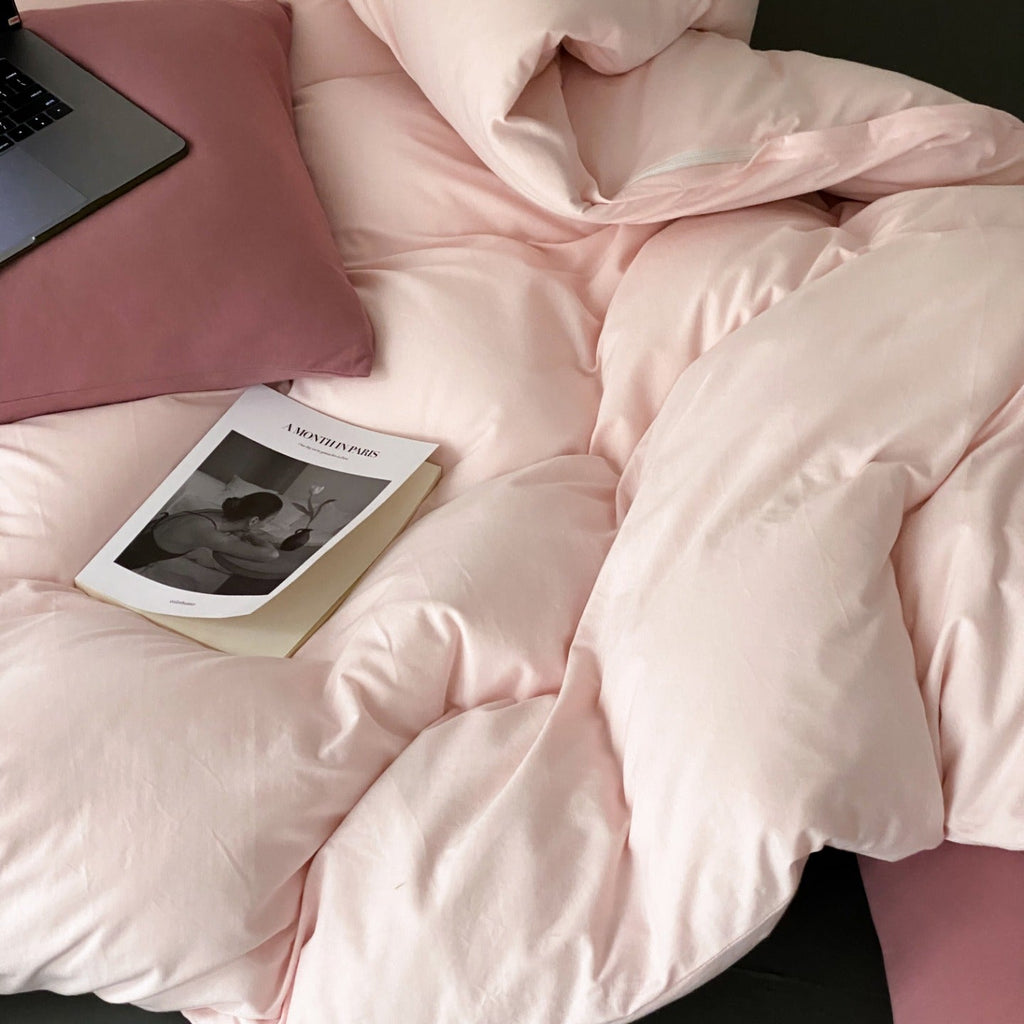 Everyday Contrast Cotton Jersey Bedding Set