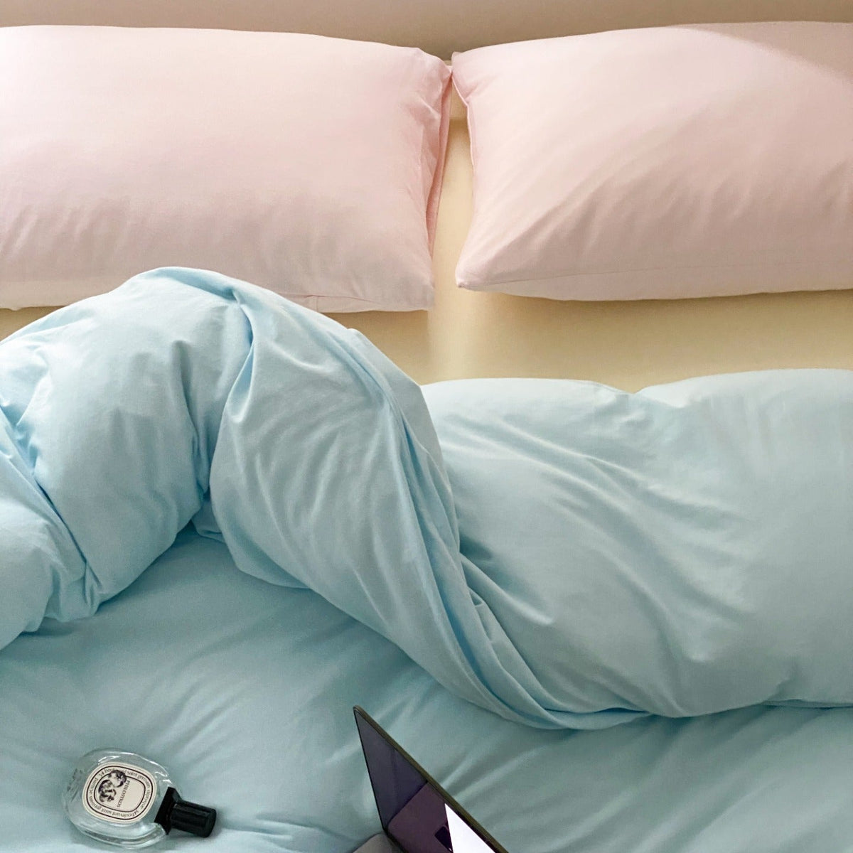 Everyday Contrast Cotton Jersey Bedding Set