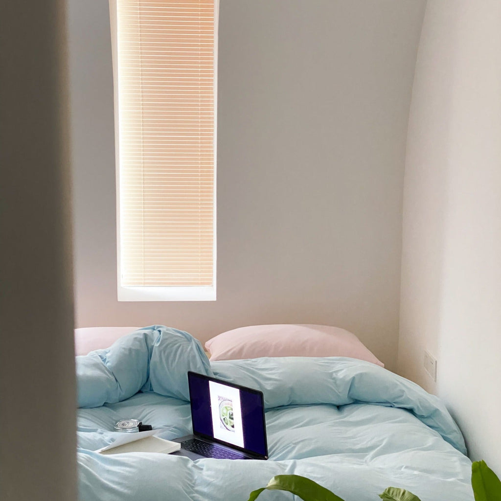 Everyday Contrast Cotton Jersey Bedding Set