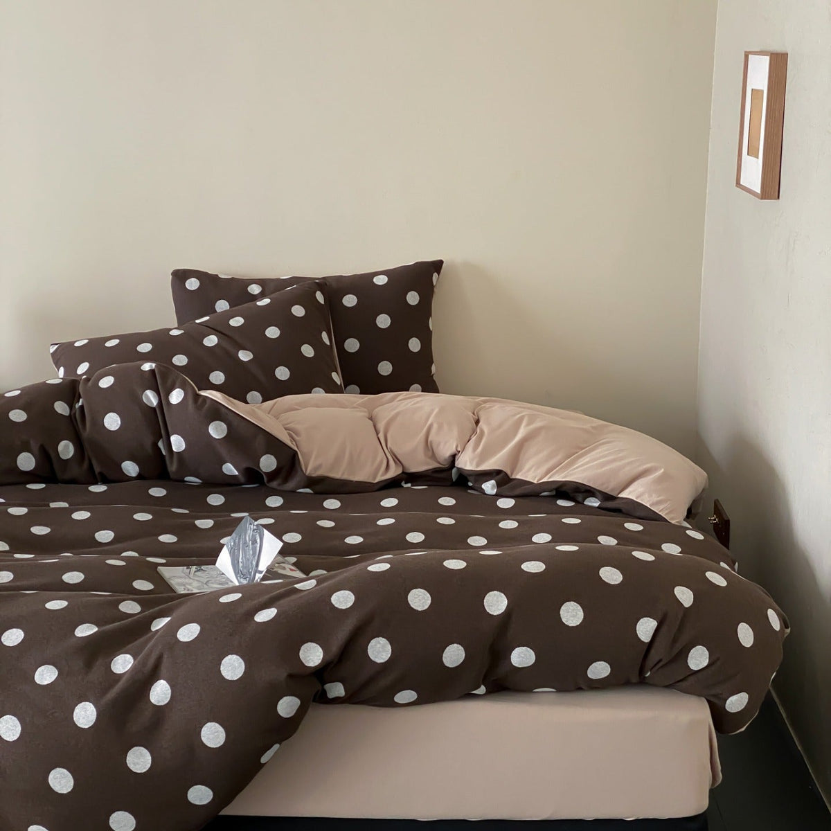 Everyday Dot Cotton Jersey Bedding Set