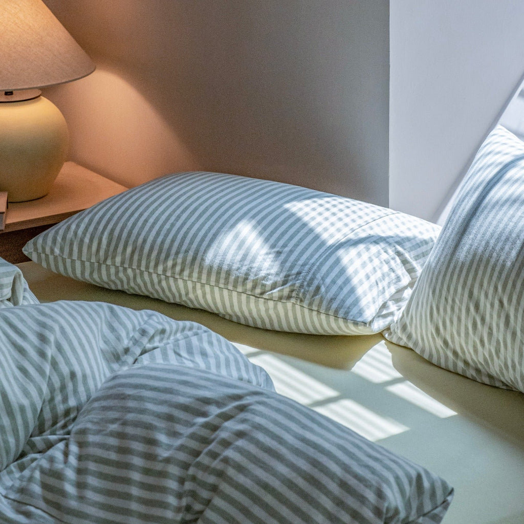 Everyday Stripe Cotton Jersey Bedding Set