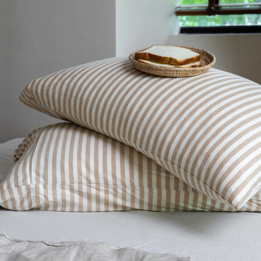 Everyday Stripe Cotton Jersey Bedding Set