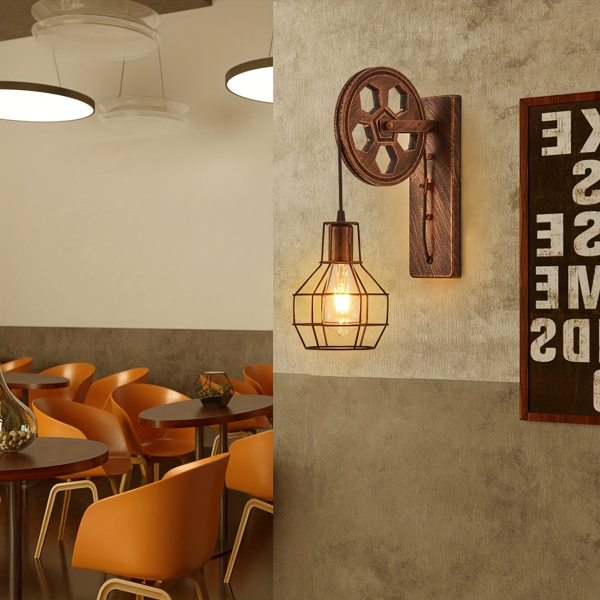 Rustic Glow™ - Vintage Wall Light Fixture