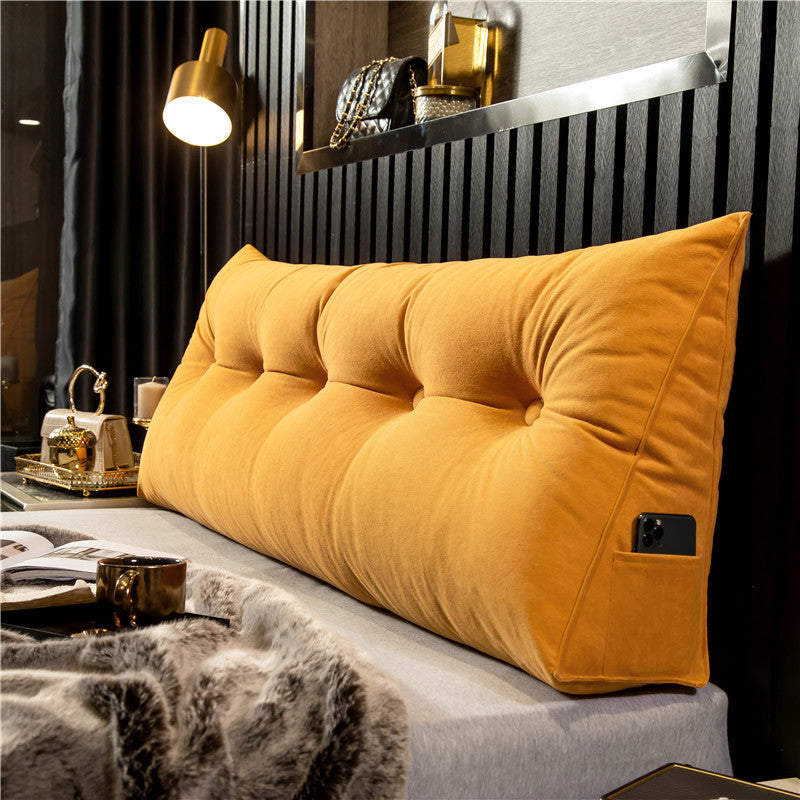 Luxury Wedge Pillow Orange