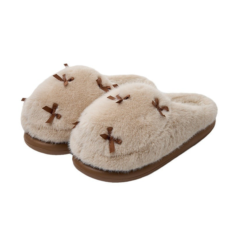 Women's Fuzzy House Slippers