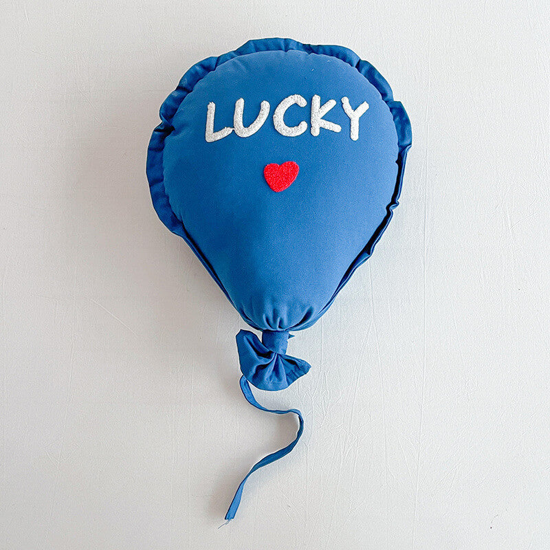 Fabric Balloon Wall Hanging Lucky-Blue