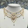 Fairycore Pearl Choker Necklace