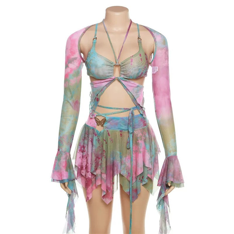 Fairy Butterfly Beach Set Pink