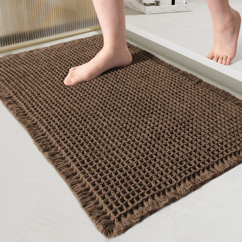 QuickDry Waffle Bath Mat - Limited Time Offer Brown