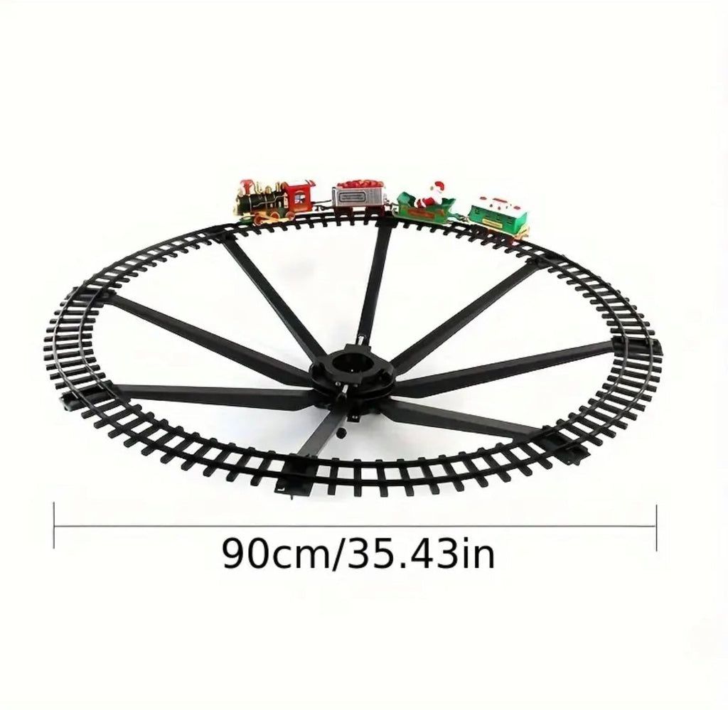 Electric Christmas Tree Train Set
