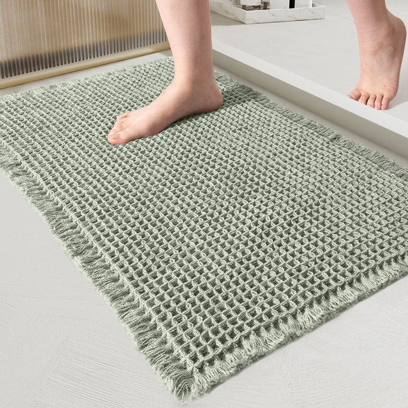 QuickDry Waffle Bath Mat - Limited Time Offer Green