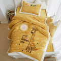 Milk Fleece Toddler Bedding Set