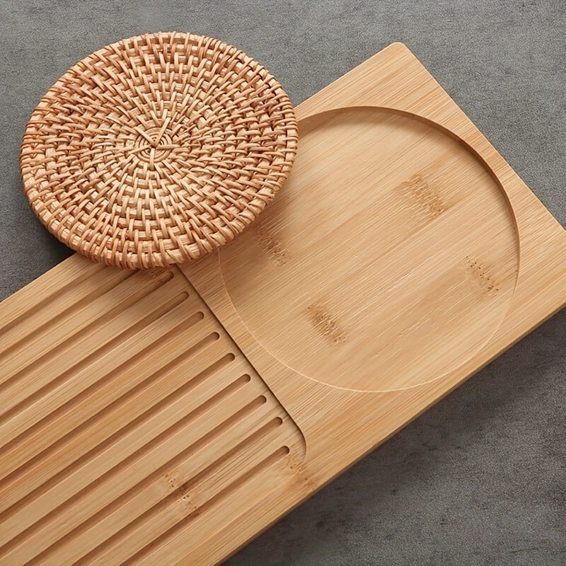 Bamboo Tea Tray – Gongfu Style Ritual Board