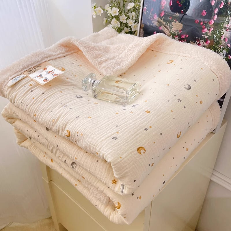 Soft Fleece Kids Blanket – Warm & Cozy for Winter Moon