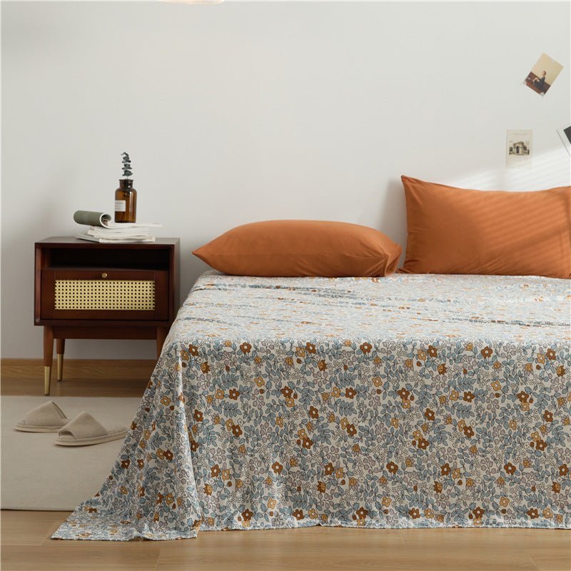 Cotton Floral Bed Sheets Rowen