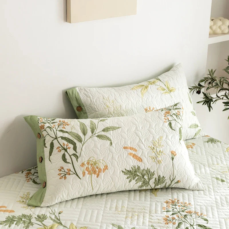 Floral Quilted Bedspread