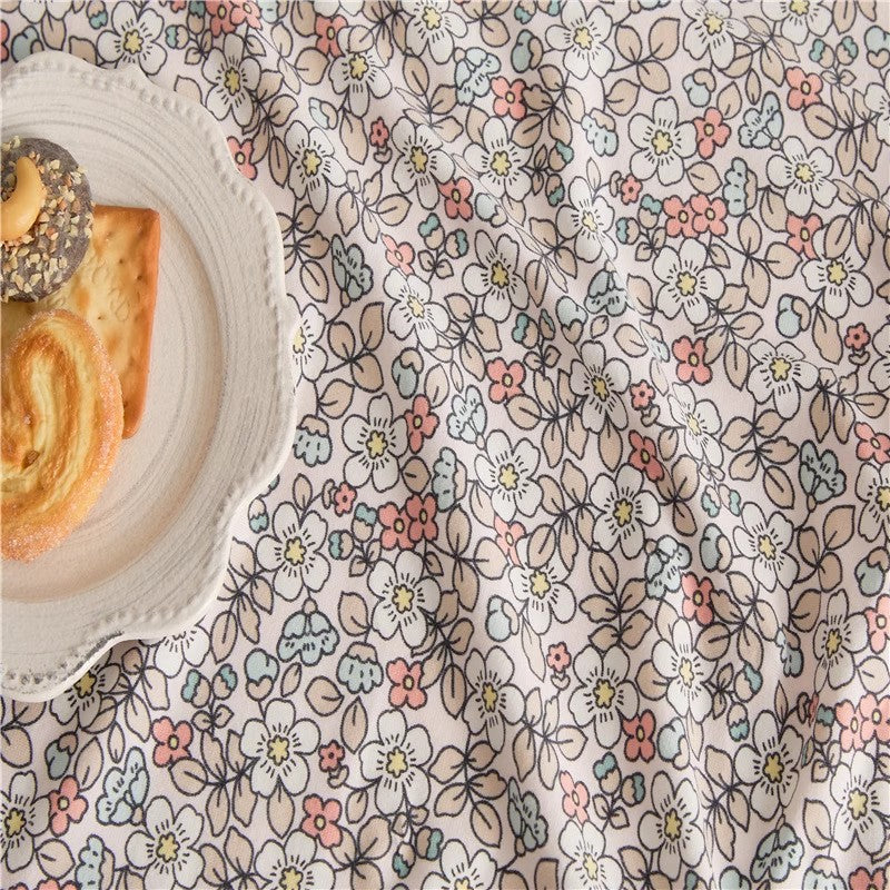 Cotton Floral Fitted Sheet Bock