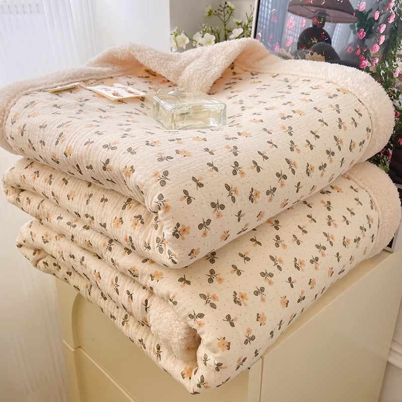 Soft Fleece Kids Blanket – Warm & Cozy for Winter Chinese Rose