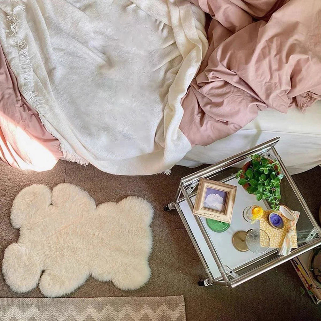 Fluffy Bear Rug Mat