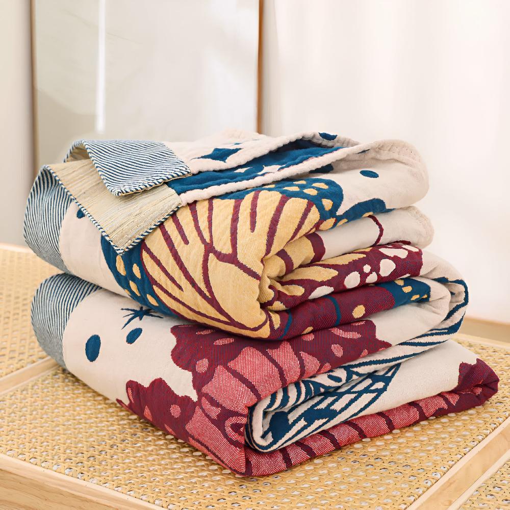 Butterfly Cotton Blanket - Couch Cover