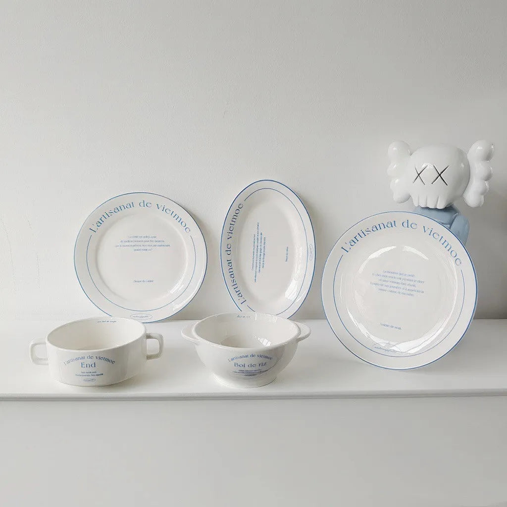 French Bistro Plates and Bowls