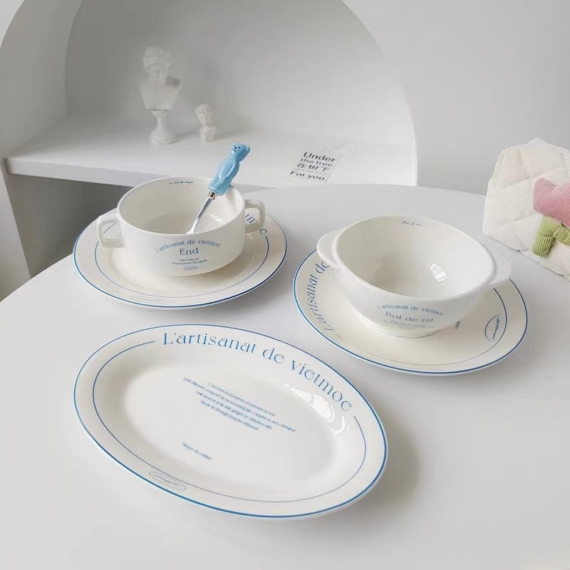 French Bistro Plates and Bowls