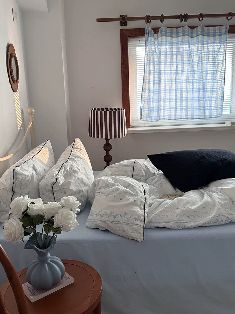 French Country Cotton Duvet Cover Set