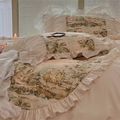 French Vintage Painting Duvet Cover